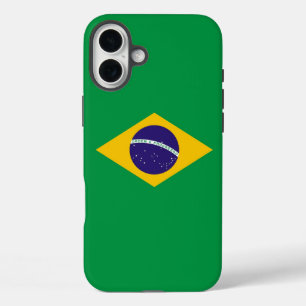 Apple iPhone 16 Plus Mate, Brasilien-Flagge Hülle