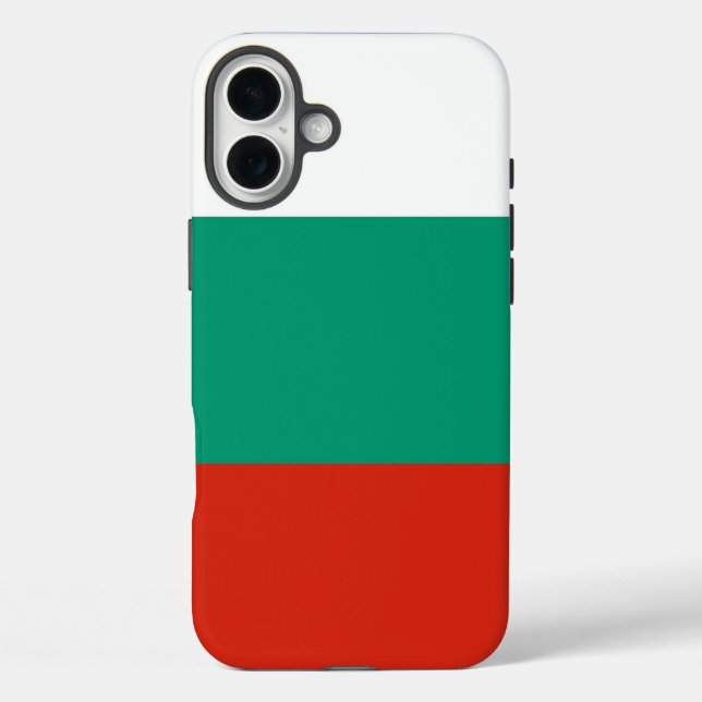 Apple iPhone 16 Plus Mate, bulgarische Flagge Case-Mate iPhone Hülle (Rückseite)