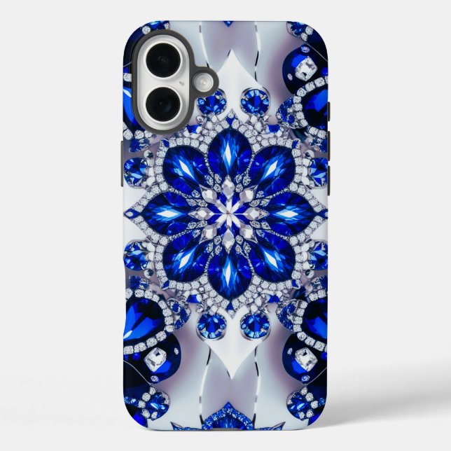 Apple iPhone 16 Plus Mate, Finnland Farben Case-Mate iPhone Hülle (Rückseite)