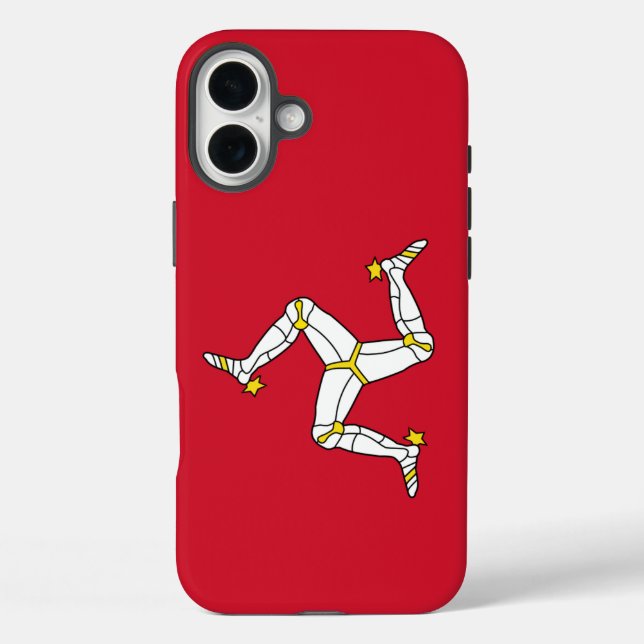 Apple iPhone 16 Plus Mate, Flagge der Isle of Man Case-Mate iPhone Hülle (Rückseite)