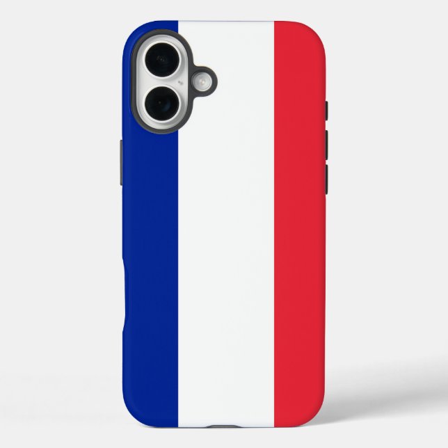 Apple iPhone 16 Plus Mate, Frankreich-Flagge Case-Mate iPhone Hülle (Rückseite)