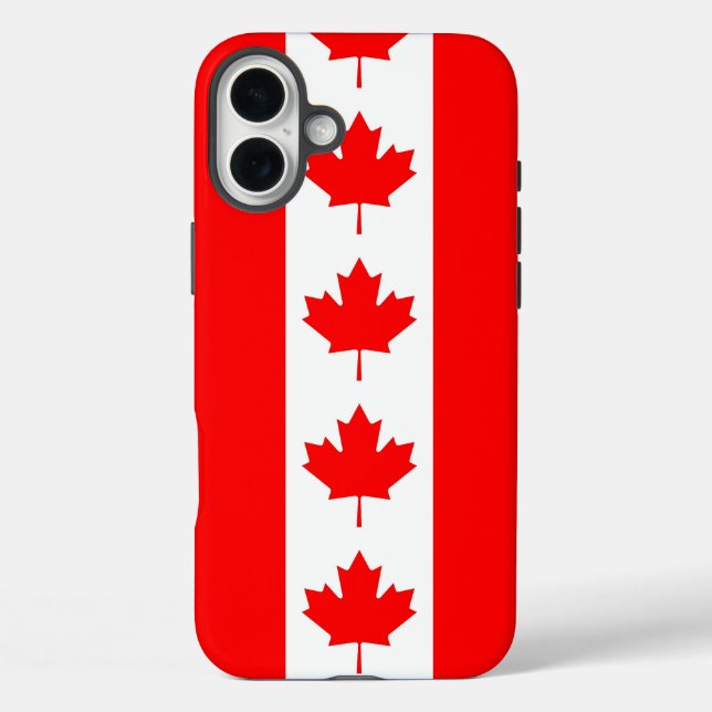 Apple iPhone 16 Plus Mate, kanadische Flagge Case-Mate iPhone Hülle (Rückseite)