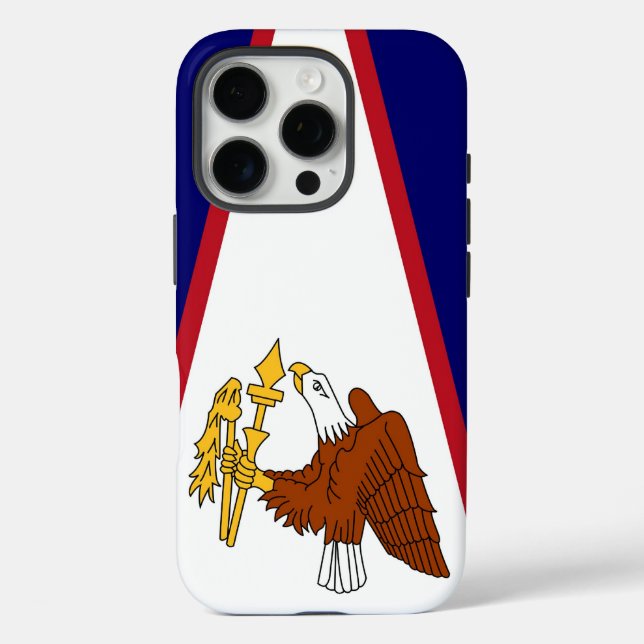 Apple iPhone 16 Pro Case-Mate, amerikanische Flagg Case-Mate iPhone Hülle (Rückseite)