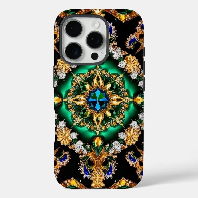Apple iPhone 16 Pro Case-Mate, Brasilien Farben Case-Mate iPhone Hülle (Rückseite)