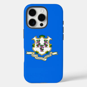Apple iPhone 16 Pro Case-Mate, Connecticut-Flag Hülle