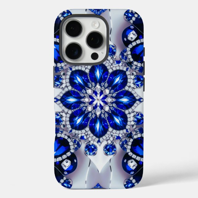 Apple iPhone 16 Pro Case-Mate, Finnland Farben Case-Mate iPhone Hülle (Rückseite)