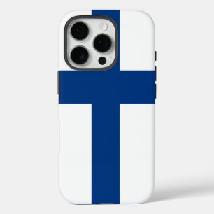 Apple iPhone 16 Pro Case-Mate, Finnland-Flagge Hülle