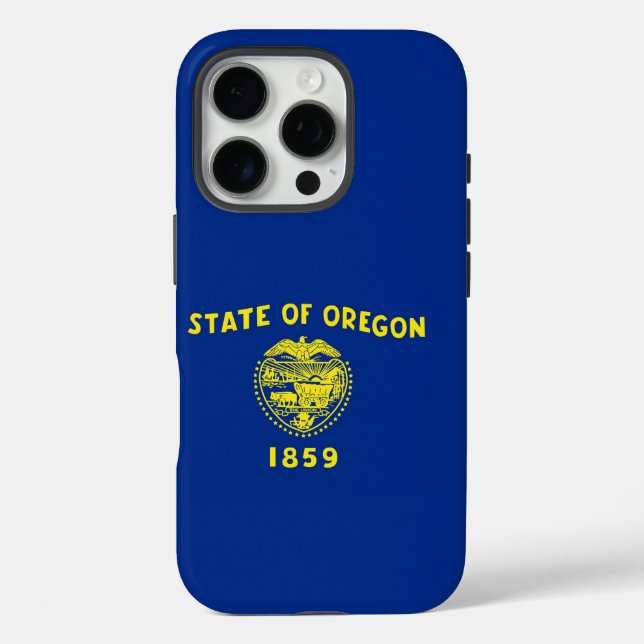 Apple iPhone 16 Pro Case-Mate, Flagge des Bundesst Case-Mate iPhone Hülle (Rückseite)