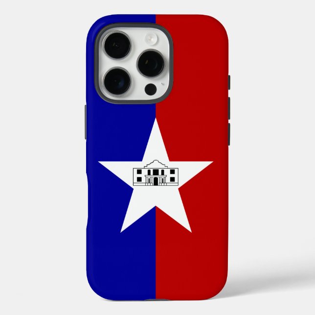 Apple iPhone 16 Pro Case-Mate, Flagge von San Anto Case-Mate iPhone Hülle (Rückseite)