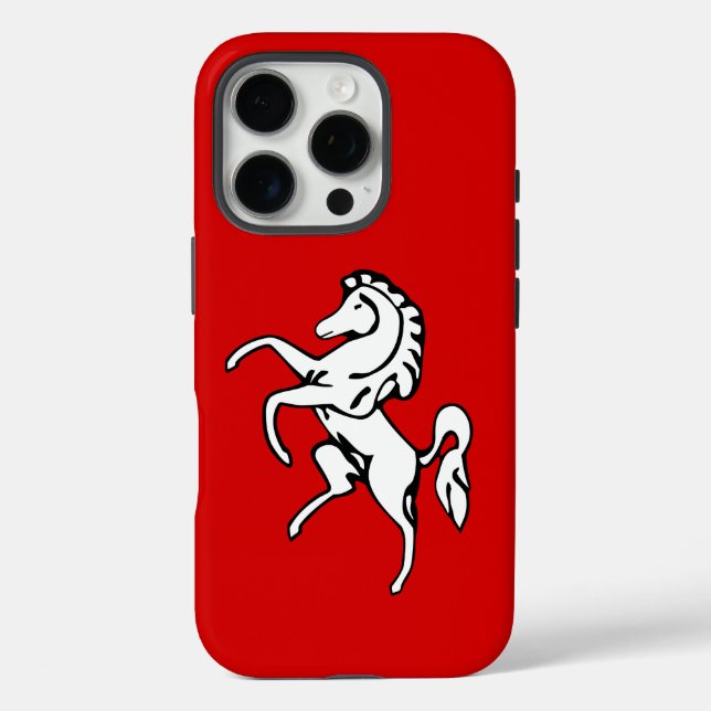 Apple iPhone 16 Pro Case-Mate, Kent County flag Case-Mate iPhone Hülle (Rückseite)