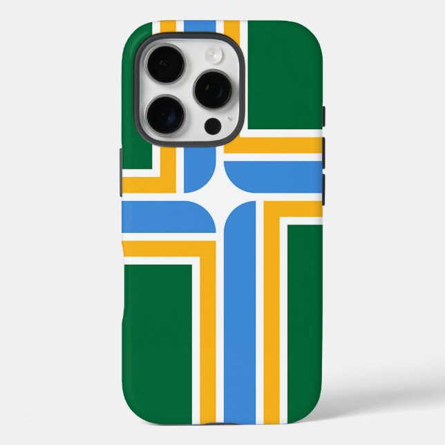 Apple iPhone 16 Pro Case-Mate, Portland-Flagge Case-Mate iPhone Hülle (Rückseite)