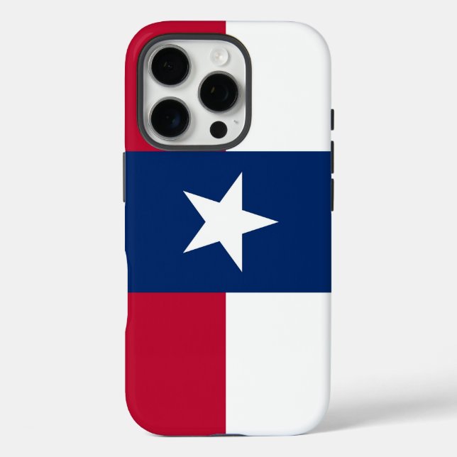 Apple iPhone 16 Pro Case-Mate, Texas-Flagge Case-Mate iPhone Hülle (Rückseite)
