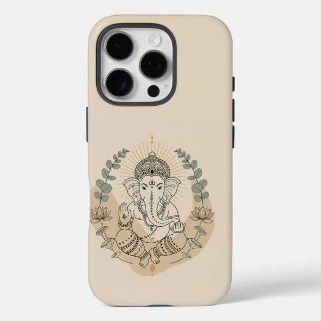 Apple iPhone 16 Pro Cover mit indianischem Gott (Rückseite)