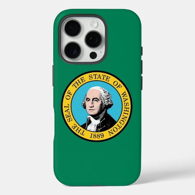 Apple iPhone 16 Pro Hülle, Flagge des Bundesstaate Case-Mate iPhone Hülle (Rückseite)