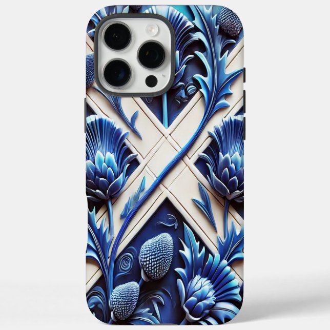 Apple iPhone 16 Pro Max Case, Scottish Thistles Case-Mate iPhone Hülle (Rückseite)