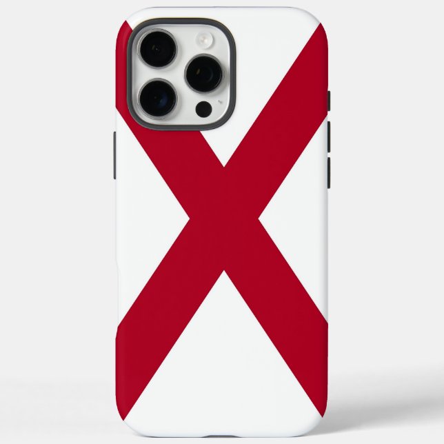 Apple iPhone 16 Pro Max Fall, Alabama-Flagge Case-Mate iPhone Hülle (Rückseite)
