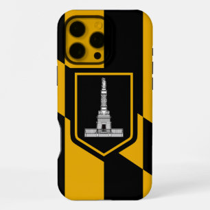 Apple iPhone 16 Pro Max Fall, Baltimore Flag Hülle
