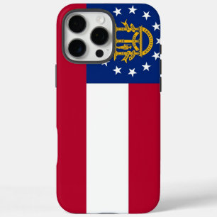 Apple iPhone 16 Pro Max Fall, Georgia Flag Hülle