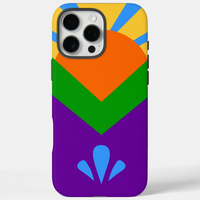 Apple iPhone 16 Pro Max Fall, Manitou Springs Flag Case-Mate iPhone Hülle (Rückseite)