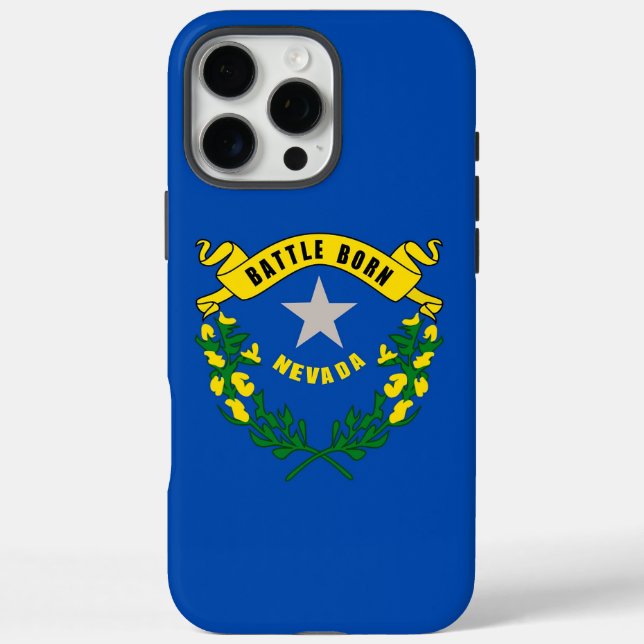 Apple iPhone 16 Pro Max Fall, Nevada Flag Case-Mate iPhone Hülle (Rückseite)