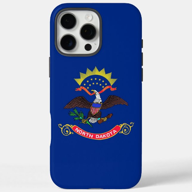 Apple iPhone 16 Pro Max Fall, North Dakota Flagge Case-Mate iPhone Hülle (Rückseite)