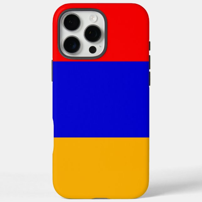 Apple iPhone 16 Pro Max Hülle, Armenien-Flagge Case-Mate iPhone Hülle (Rückseite)