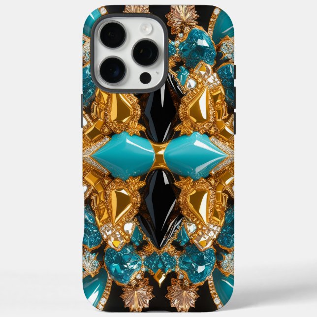 Apple iPhone 16 Pro Max Hülle, Bahamas Farben Case-Mate iPhone Hülle (Rückseite)