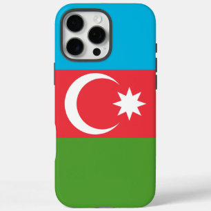 Apple iPhone 16 Pro Max Hülle, Flagge Aserbaidscha Hülle