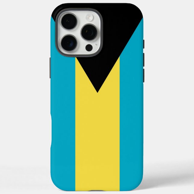 Apple iPhone 16 Pro Max Hülle, Flagge der Bahamas Case-Mate iPhone Hülle (Rückseite)