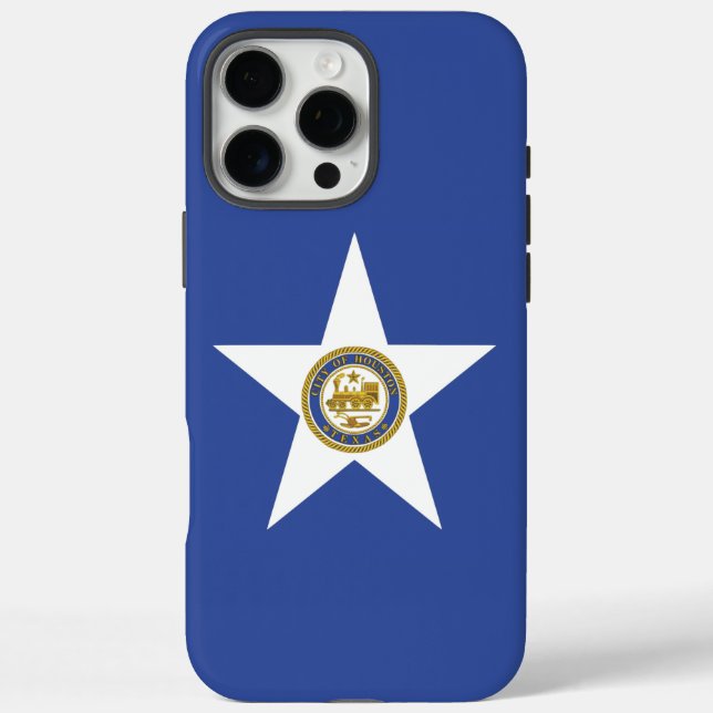Apple iPhone 16 Pro Max Hülle, Flagge von Houston Case-Mate iPhone Hülle (Rückseite)