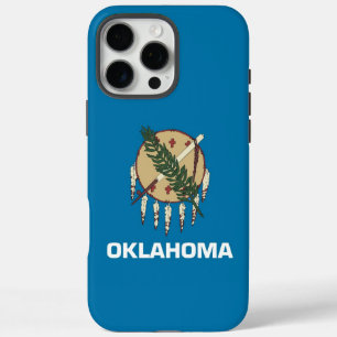 Apple iPhone 16 Pro Max Hülle, Oklahoma-Flagge Hülle
