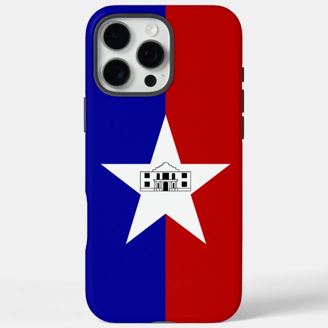 Apple iPhone 16 Pro Max Hülle, San Antonio-Flagge Case-Mate iPhone Hülle (Rückseite)