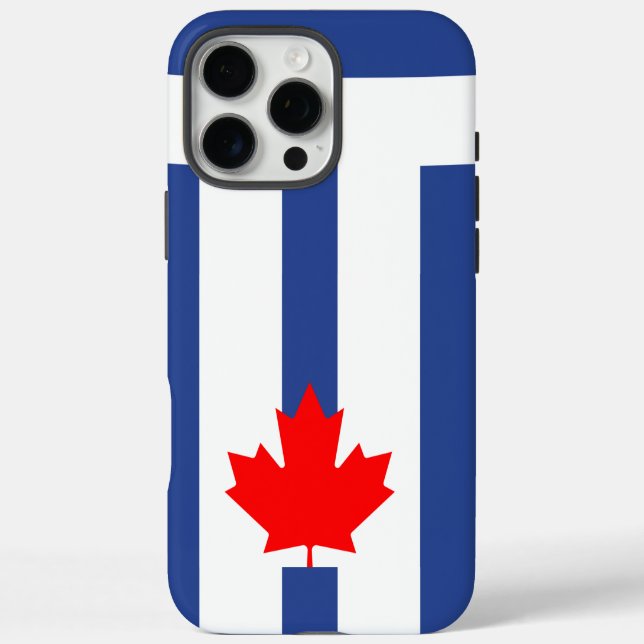Apple iPhone 16 Pro Max Hülle, Toronto-Flagge Case-Mate iPhone Hülle (Rückseite)