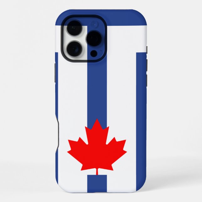 Apple iPhone 16 Pro Max Hülle, Toronto-Flagge Hülle (Rückseite)
