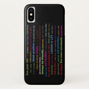 Apple iPhone X Fall Phone Case Auflösungen Quotes