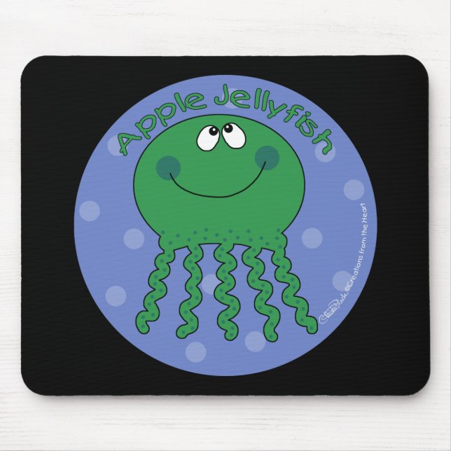 Apple Jellyfish Mousepad (Vorne)