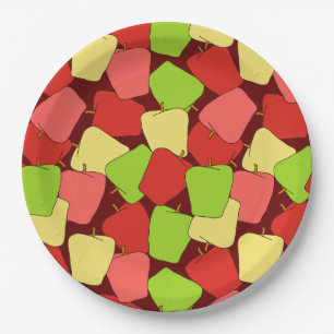 Apple Jumble Muster Pappteller