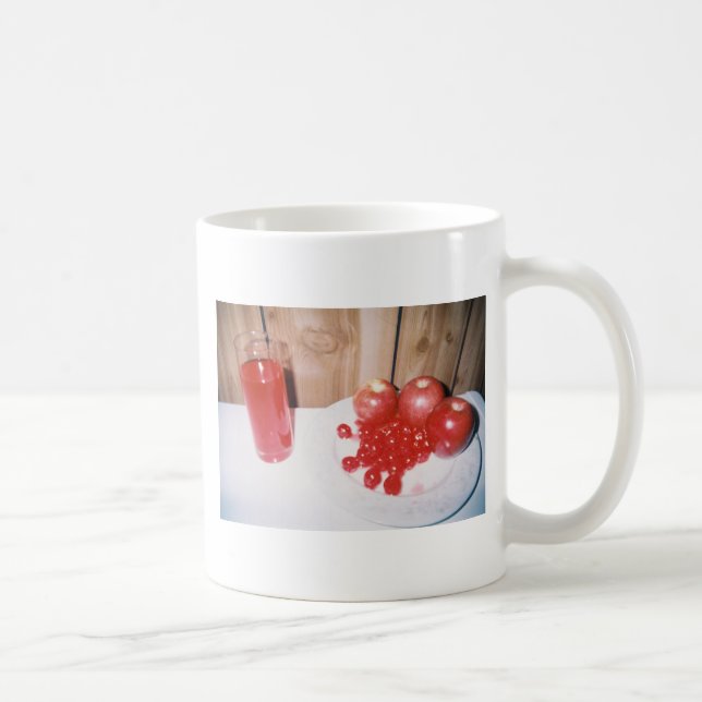 Apple-KirschhimbeerTassenschale Kaffeetasse (Rechts)