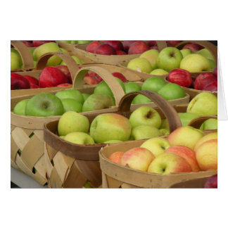 Apple-Körbe am Markt
