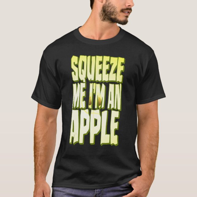 Apple Kostüm Halloween Fresh Fruit Slice Squeeze T-Shirt (Vorderseite)