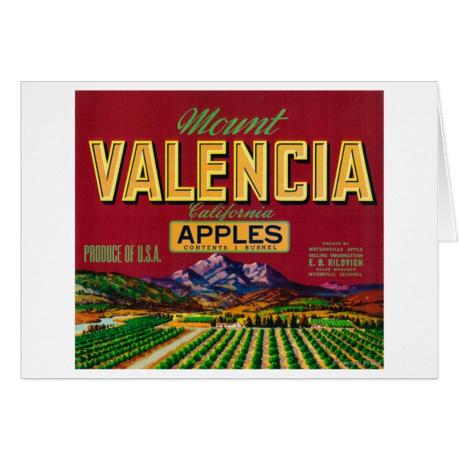 Apple Label Mount Valencia - Watsonville, CA (Vorderseite (Horizontal))