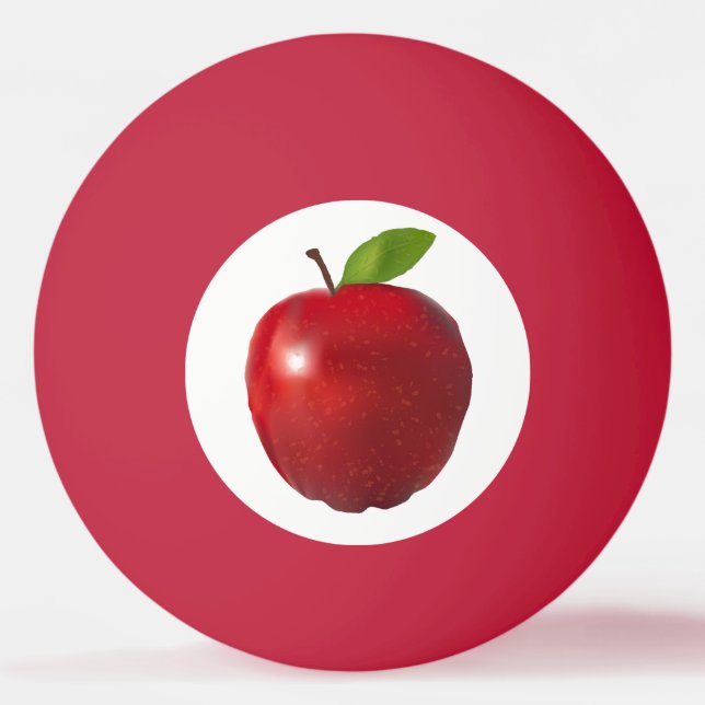 Apple legen Tennisball ver Tischtennisball (Vorderseite)