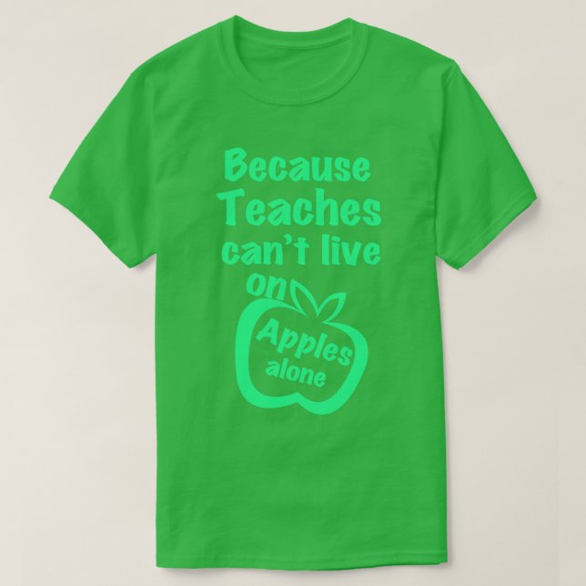 Apple lehren T-Shirt (Design vorne)