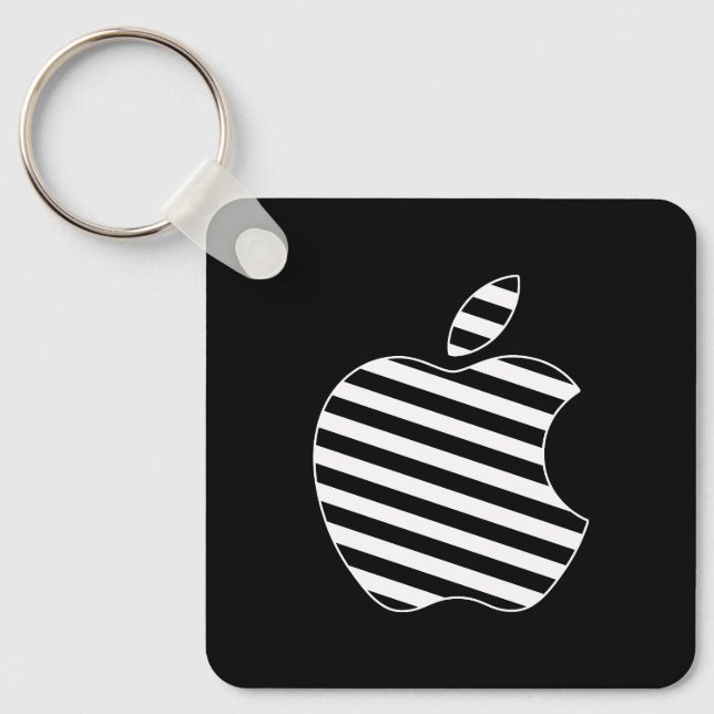 Apple Logo Design Schlüsselanhänger (Vorderseite)
