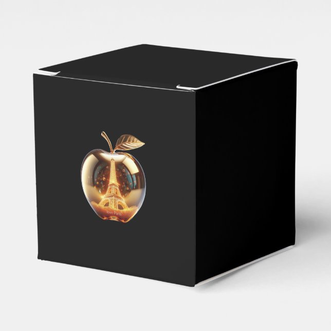 Apple Love Paris Geschenkschachtel (Vorderseite)