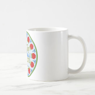 Apple-Mandala - Blau Tasse