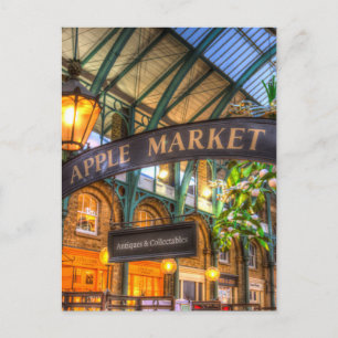 Apple Market Covent Garden London Postkarte