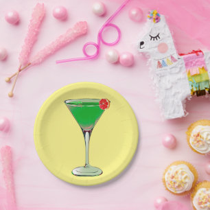 Apple Martini Pappteller