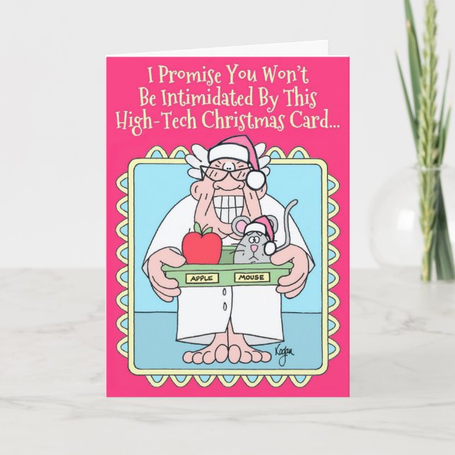 APPLE-MAUSweihnachtskarte Feiertagskarte (Vorderseite)