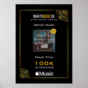 Apple Music Streaming Award Poster